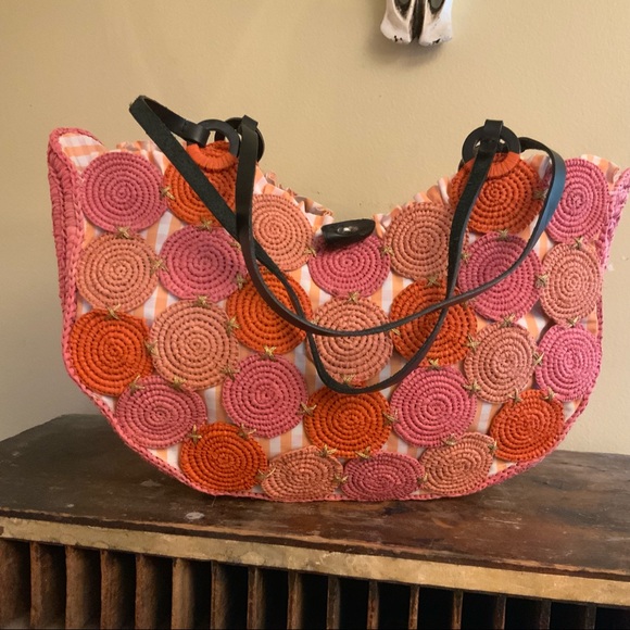 Annabel Ingall Handbags - Annabel Ingall 100% raffia tote/purse Handmade